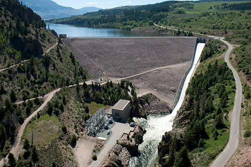 Rainy spring reduces East Slope water usage, filling Green Mountain Reservoir and increasing Blue River flows 